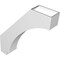 Ekena Millwork 5 1/2-in. W x 28-in. D x 32-in. H Imperial Architectural Grade PVC Knee Brace BRCP055X28X32IMP - alternate 3